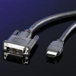 VALUE Monitorkabel DVI (18+1) / HDMI M/M 1,0m