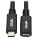 Tripp Lite U421-20N-G2 USB-C Extension Cable (M/F) - USB 3.2 Gen 2 (10Gbps), Thunderbolt 3 Compatible, Black, 20 in. (0.5 m)