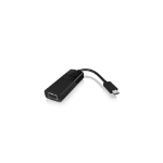 ICY BOX 60021 USB grafische adapter 2048 x 1152 Pixels Zwart