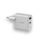 RealPower PC-20 Smartphone, Tablet Wit AC Snel opladen Binnen