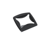 Ergonomic Solutions TabPOS Tablet & mPOS SPCF800-02 veiligheidsbehuizing voor tablets Zwart 25,6 cm (10.1")