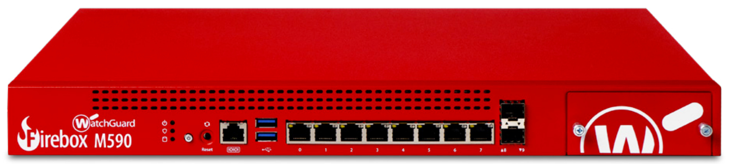 WatchGuard Firebox M590 hardware firewall 1U 3.3 Gbit/s