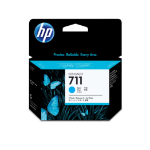 CZ134A (711) Ink cartridge cyan, 29ml, Pack qty 3