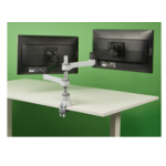 R-Go Tools Monitor arm R-Go Zepher Dual, for two monitors, fully adjustable, 0- 8 kg load capacity, 100% circular, black