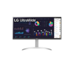 LG 34WQ650-W 86.4 cm (34") 2560 x 1080 pixels 4K Ultra HD LCD Silver, White