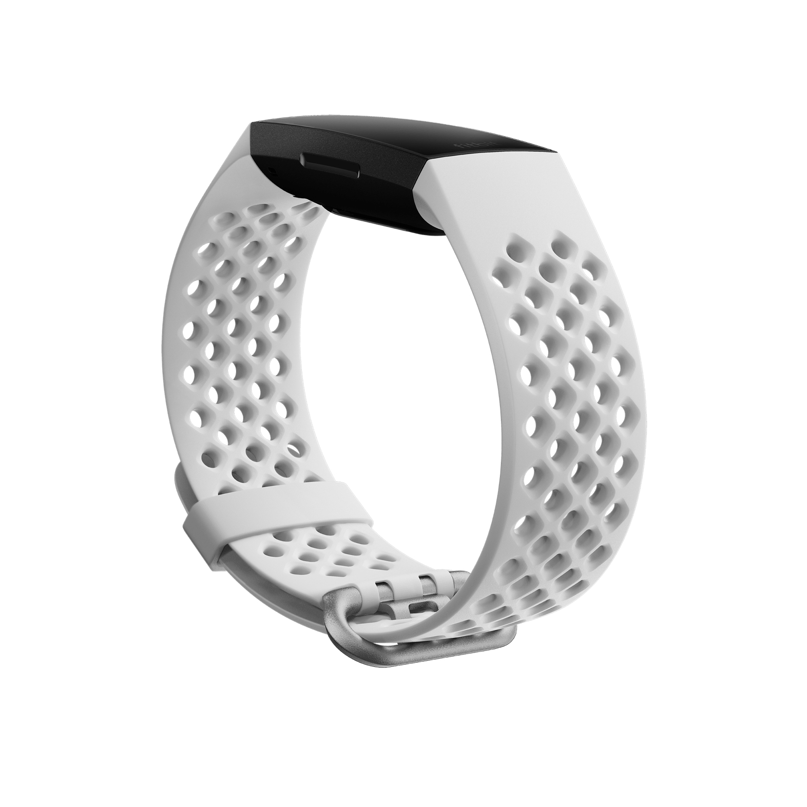 Fitbit FB168SBWTL smart wearable accessory Band White Silicone