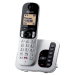 Panasonic KX-TGC264EB DECT QUAD DECT telephone Caller ID Black, Silver