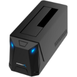 Sabrent DS-UC1B storage drive docking station USB 3.2 Gen 2 (3.1 Gen 1) Type-C Black