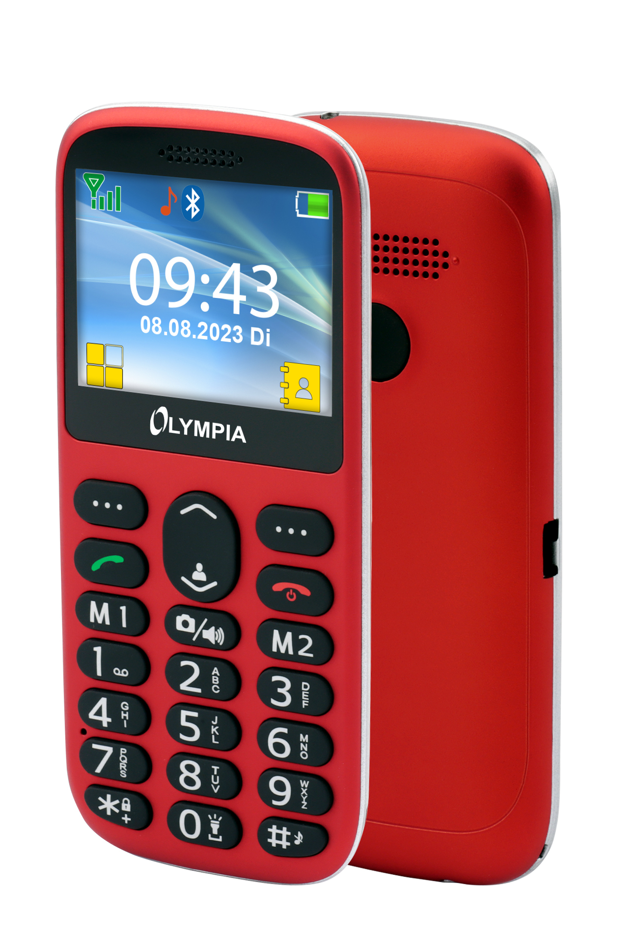 Olympia Sun 5.87 cm (2.31") 77.4 g Red Camera phone