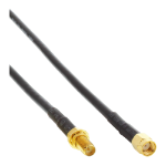 InLine WIFI Cable R-SMA Plug / R-SMA coupling 0.3m