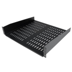 StarTech.com 2U Server Rack Shelf - Universal Vented Rack Mount Cantilever Tray for 19