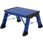 Krause 130860 step stool Aluminium Black, Blue