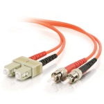 C2G 85482 InfiniBand/fibre optic cable 3 m SC ST OFNR Orange