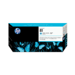 HP 81 Light Cyan DesignJet Dye Printhead and Printhead Cleaner