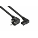 Kabelmeister SK0151-S010 power cable Black 1 m Power plug type E+F IEC C15
