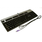 HP 355630-005 keyboard PS/2 QWERTY English Black, Silver
