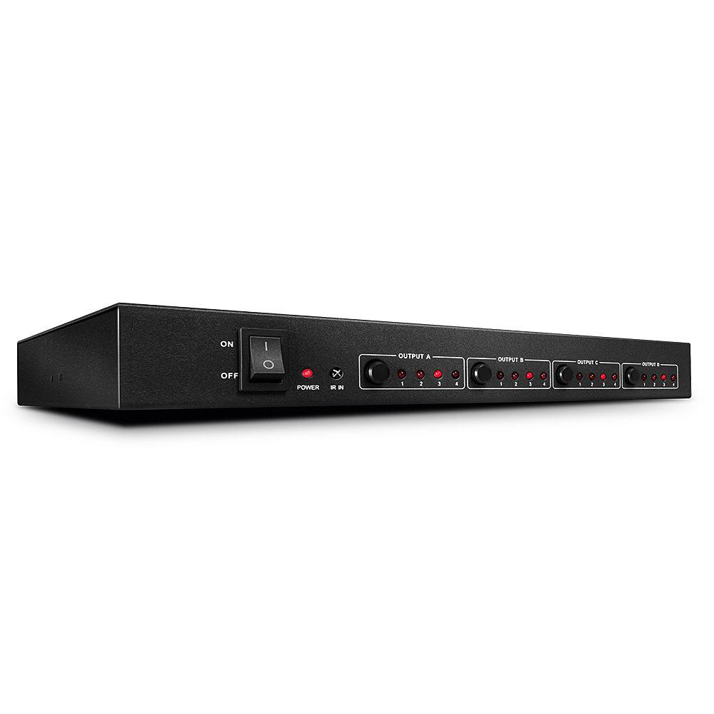 Image of Lindy HDMI 4K UHD 4x4 Matrix, 4 In 4 Out, HDMI 1.4