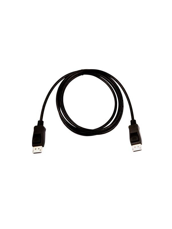 Image of V7 Black Video Cable Pro DisplayPort Male to DisplayPort Male 2m 6.6ft