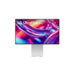LG UltraFine™evo 32' 6K monitor with IPS Black, HDR600, DCI-P3 98%, Adobe RGB 99.5%, Thunderbolt 5, HDMI 2.1, and tilt/height/pivot adjustments