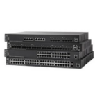 Cisco SX550X-24F 24-PORT 10G SFP+ STACKABLE MANAGED SWITCH L3 Zwart