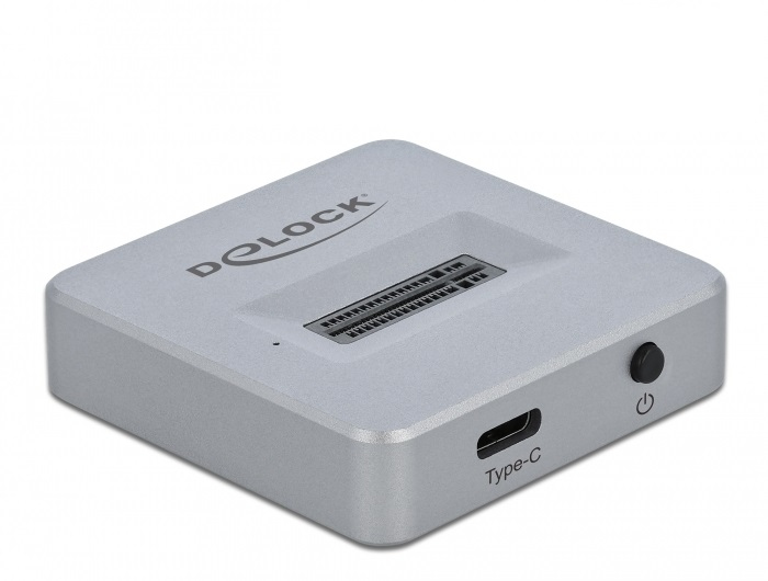 Image of DeLOCK 64000 storage drive docking station Silver