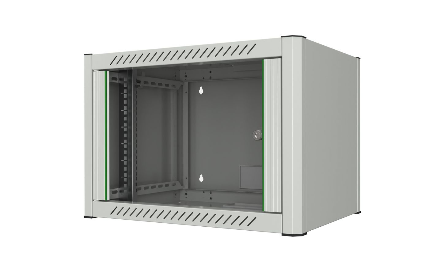 Lanview White Rwm06u45wh Rack Cabinet 6U Wall Mounted Rack