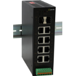 Perle IDS-110HP Unmanaged Gigabit Ethernet (10/100/1000) Power over Ethernet (PoE) Black