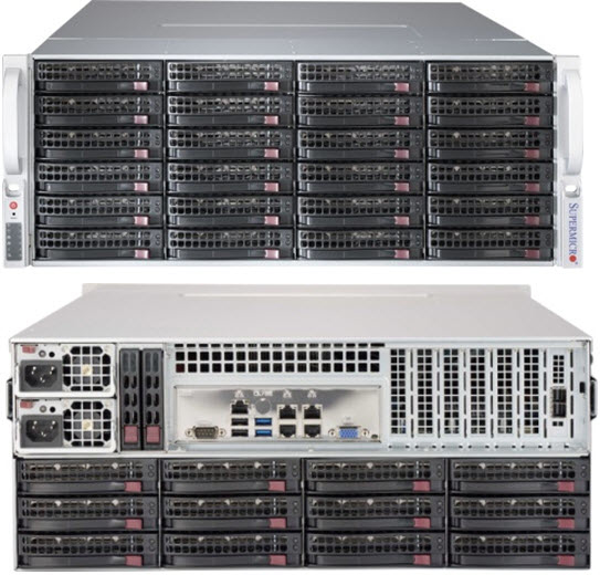 Supermicro CSE-847BE2C-R1K23LPB computer case Rack Black 1200 W