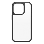 OtterBox React Series for iPhone 15 Pro, Black Crystal