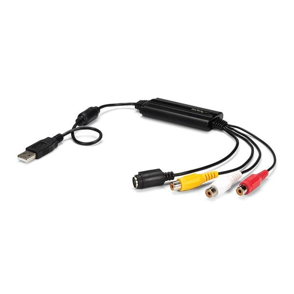 Image of StarTech.com USB Video Capture Adapter Cable - S-Video/Composite...