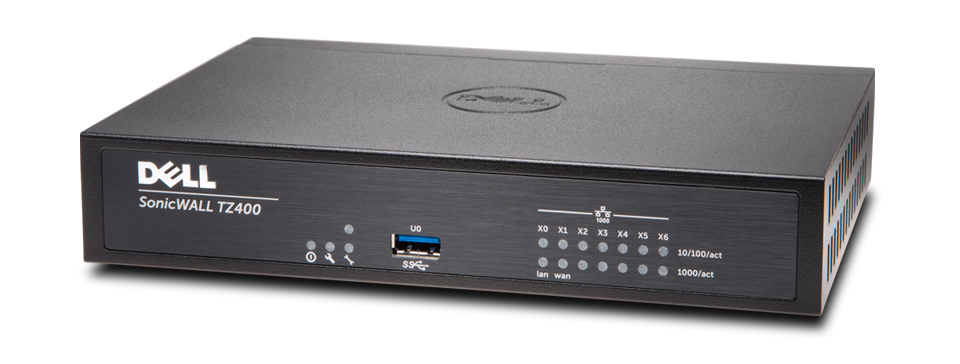 SonicWall TZ400 + TotalSecure UPG Plus 2Y hardware firewall 1300