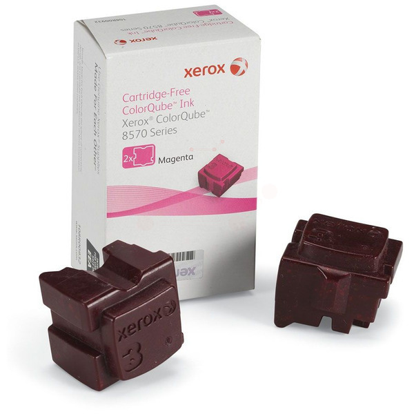 Image of Xerox 108R00932 Dry ink in color-stix magenta twin pack, 2x4.4K...