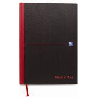 Photos - Other for Computer Black n' Red BLACK N RED HB RULED NOTEBOOK A4 100080473