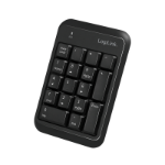 LogiLink ID0201 numeric keypad Notebook Bluetooth Black