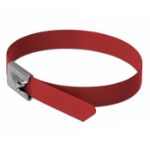 DeLOCK 18782 cable tie Steel Red 10 pc(s)
