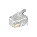 Microconnect KON500-10 wire connector RJ10 Transparent
