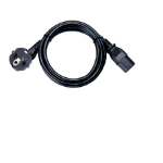 Moxa PWC-C13EU-3B-183 power cable Black 1.83 m Power plug type F C13 coupler