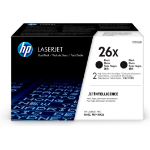 HP CF226XD/26X Toner cartridge high-capacity twin pack, 2x9K pages ISO/IEC 19752 Pack=2 for HP LaserJet M 402/e