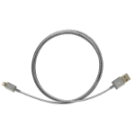 PNY USB A/Lightning 1.2m 1,2 m Grijs, Metallic