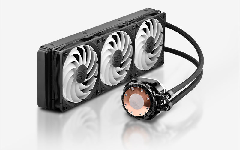 Sapphire NITRO+ S360-A AIO Processor Liquid сooling kit 12 cm Black 1 pc(s)