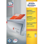 Avery General Usage Labels, White, 48,5 x 16,9 mm