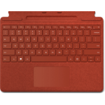 Microsoft Surface Pro Signature Keyboard Red Microsoft Cover port QWERTY English