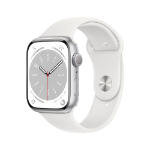 Apple Watch Series 8 OLED 45 mm Numérique 396 x 484 pixels Écran tactile Argent Wifi GPS (satellite)