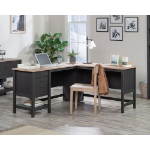 Teknik Shaker Style Home Office L-Shaped Desk Raven Oak - 5431264 DD