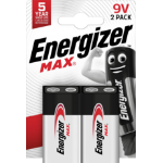 Energizer Battery 9V Max 2-pak