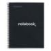 Miquelrius Emotions writing notebook A4 80 sheets Black
