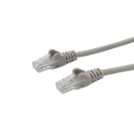 connektgear 2.5m RJ45 CAT5e UTP Stranded Flush Moulded Network Cable - 24AWG - Grey