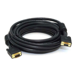 Monoprice VGA/VGA, M/F, 7.62 m VGA cable 300" (7.62 m) VGA (D-Sub) Black