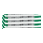 Brady SCN-09-M cable marker Black, White Nylon 300 pc(s)