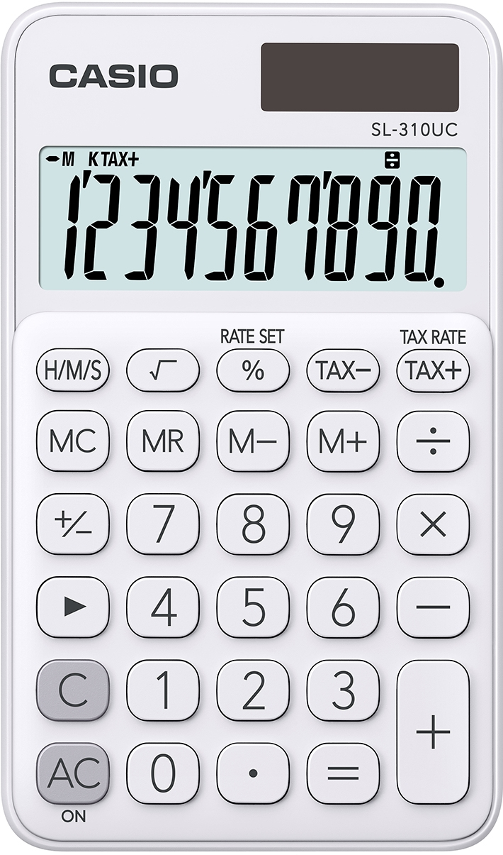 Image of Casio SL-310UC-WE calculator Pocket Basic White